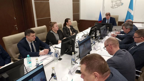 Заседание рыбохозяйственного совета под председательством Губернатора Ульяновской область Разумковым Владимиров Николаевичем